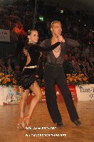 Gediminas Grigonis & Justina Zemaityte at IDSF European Latin Championship 2009