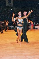 Abraham Martinez & Federica Malaguti at WDDSC World Professional Latin Championships 2005