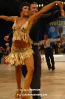 Stefano Di Filippo & Anna Melnikova-Duknauske at IDSF World Latin Championships