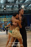 Stefano Di Filippo & Anna Melnikova-Duknauske at IDSF World Latin Championships
