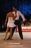 Stefano Di Filippo & Anna Melnikova-Duknauske at IDSF World Latin Championships