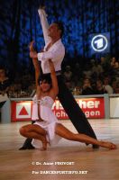 Stefano Di Filippo & Anna Melnikova-Duknauske at IDSF World Latin Championships