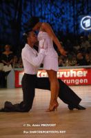 Stefano Di Filippo & Anna Melnikova-Duknauske at IDSF World Latin Championships