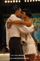 Stefano Di Filippo & Anna Melnikova-Duknauske at IDSF World Latin Championships