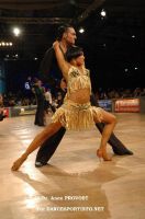 Stefano Di Filippo & Anna Melnikova-Duknauske at IDSF World Latin Championships