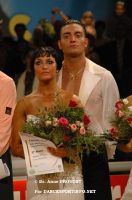 Stefano Di Filippo & Anna Melnikova-Duknauske at IDSF World Latin Championships