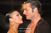 Stefano Di Filippo & Anna Melnikova-Duknauske at IDSF European Latin Championship 2009