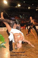 Christopher Carroll & Louise Mcgowan at IDSF European Latin Championship 2009