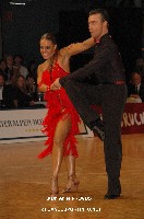 Dmitri Timokhin & Natalia Petrova at WDC World Professional Latin Championships