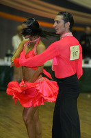 Balazs Nagymihaly & Szilvia Szögi at Bratislava Open 2008