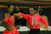 Balazs Nagymihaly & Szilvia Szögi at Bratislava Open 2008