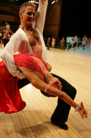 Matej Krajcer & Iwona Golczak at UK Open 2008