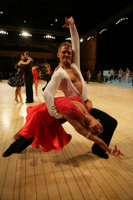 Matej Krajcer & Iwona Golczak at UK Open 2008