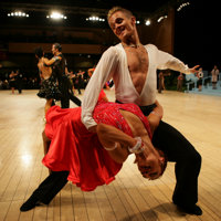 Matej Krajcer & Iwona Golczak at UK Open 2008