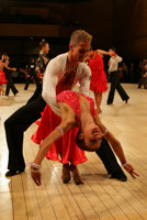 Matej Krajcer & Iwona Golczak at UK Open 2008