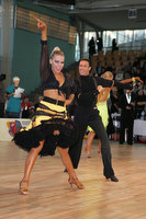 Martino Zanibellato & Michelle Abildtrup at World Amateur Latin Championships