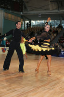 Martino Zanibellato & Michelle Abildtrup at World Amateur Latin Championships