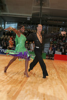 Timo Kulczak & Motshegetsi Mabuse at World Amateur Latin Championships