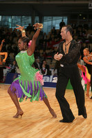 Timo Kulczak & Motshegetsi Mabuse at World Amateur Latin Championships