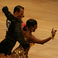 Timo Kulczak & Motshegetsi Mabuse at World Amateur Latin Championships