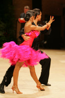 Justinas Duknauskas & Karina Eremian at 