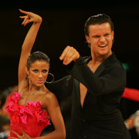 Justinas Duknauskas & Karina Eremian at 