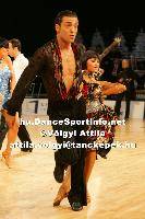 Stefano Di Filippo & Anna Melnikova-Duknauske at Lithuanian Open 2007