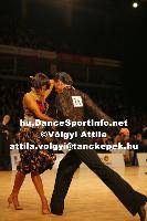 Stefano Di Filippo & Anna Melnikova-Duknauske at Lithuanian Open 2007