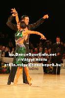 Stefano Di Filippo & Anna Melnikova-Duknauske at Lithuanian Open 2007