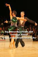 Stefano Di Filippo & Anna Melnikova-Duknauske at Lithuanian Open 2007