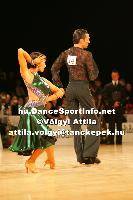 Stefano Di Filippo & Anna Melnikova-Duknauske at Lithuanian Open 2007