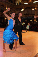 Dominik Rudnicki & Adrianna Lojszczyk at Blackpool Dance Festival 2010