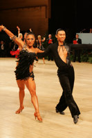 Sonny Jin Zhang & Cher Wen Qingluo at UK Open 2008