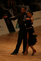 Alexander Rebrov & Madara Liepniece at World Amateur Latin Championships