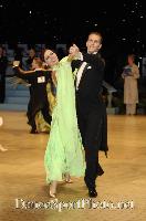 Peter Beardsley & Rebecca Beardsley at UK Open 2007