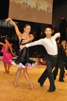 Sonny Jin Zhang & Cher Wen Qingluo at WDC World Professional Latin Championships