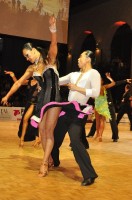 Sonny Jin Zhang & Cher Wen Qingluo at WDC World Professional Latin Championships
