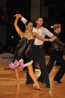 Sonny Jin Zhang & Cher Wen Qingluo at WDC World Professional Latin Championships