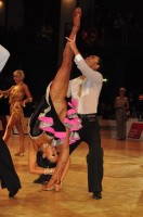 Sonny Jin Zhang & Cher Wen Qingluo at WDC World Professional Latin Championships