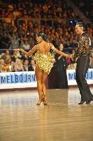 Mirko Sciolan & Nuria Santalucia at Tattersall's Australian Open 2008