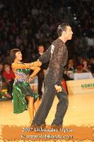 Stefano Di Filippo & Anna Melnikova-Duknauske at Lithuanian Open 2007