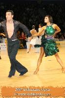 Stefano Di Filippo & Anna Melnikova-Duknauske at Lithuanian Open 2007