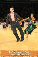 Stefano Di Filippo & Anna Melnikova-Duknauske at Lithuanian Open 2007