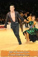Stefano Di Filippo & Anna Melnikova-Duknauske at Lithuanian Open 2007