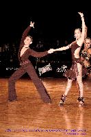Ligitas Bernatavicius & Egle Valentaite at Grand Prix Latvija 2007
