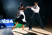 Martino Zanibellato & Michelle Abildtrup at World Amateur Latin Championships