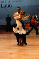 Martino Zanibellato & Michelle Abildtrup at World Amateur Latin Championships