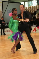 Timo Kulczak & Motshegetsi Mabuse at World Amateur Latin Championships