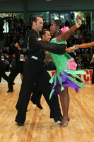 Timo Kulczak & Motshegetsi Mabuse at World Amateur Latin Championships