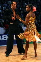 Timo Kulczak & Motshegetsi Mabuse at World Amateur Latin Championships